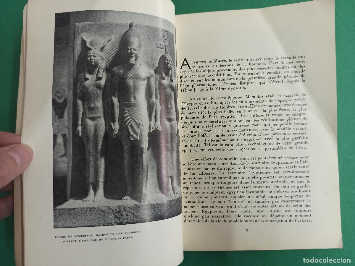 Libros de segunda mano: Antiguo libro catalogo Le Muse&eacute; Egyptien. 1956. Egipto. En franc&eacute;s. - Foto 4