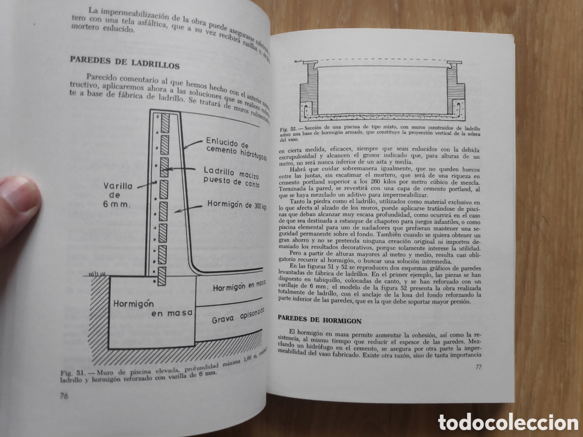 Libros de segunda mano: Libro. Piscinas. Juan de Cusa Ramos. Monografias Ceac - Foto 5