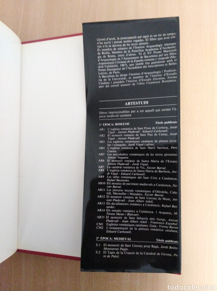 Libros de segunda mano: EL TAP&Iacute;S DE LA CREACI&Oacute; DE LA CATEDRAL DE GIRONA. Pere de Palol - Foto 10