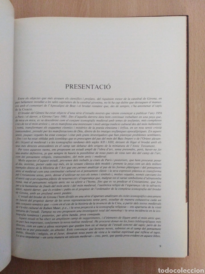 Libros de segunda mano: EL TAP&Iacute;S DE LA CREACI&Oacute; DE LA CATEDRAL DE GIRONA. Pere de Palol - Foto 15