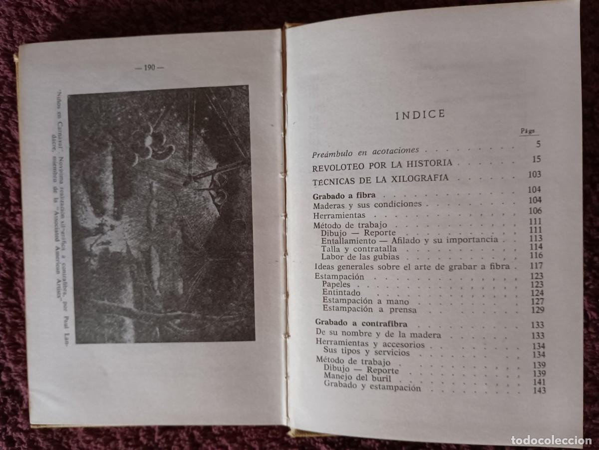 Libros de segunda mano: XILOGRAFIA HISTORIA Y TECNICAS DEL GRABADO EN MADERA - TOMAS G LARRAYA - Foto 13