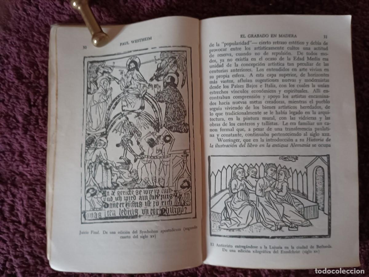 Libros de segunda mano: EL GRABADO EN MADERA. PAUL WESTHEIM - Foto 7