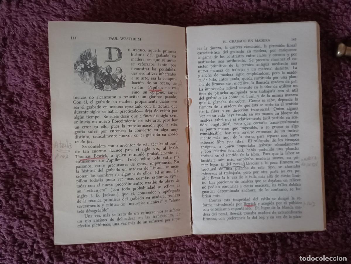 Libros de segunda mano: EL GRABADO EN MADERA. PAUL WESTHEIM - Foto 12