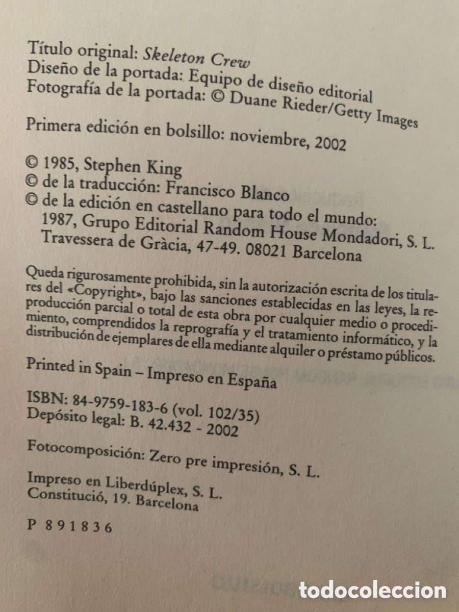 Libros de segunda mano: La expedici&oacute;n Stephen King 1 edici&oacute;n de bolsillo - Foto 3