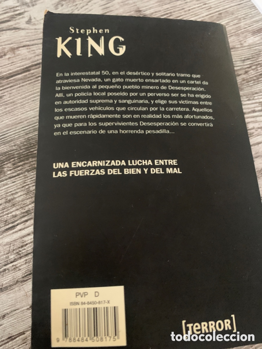 Libros de segunda mano: Desesperaci&oacute;n Stephen King - Foto 4