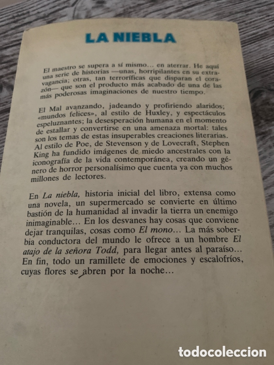 Libros de segunda mano: La Niebla de Stephen King 1 edici&oacute;n - Foto 4