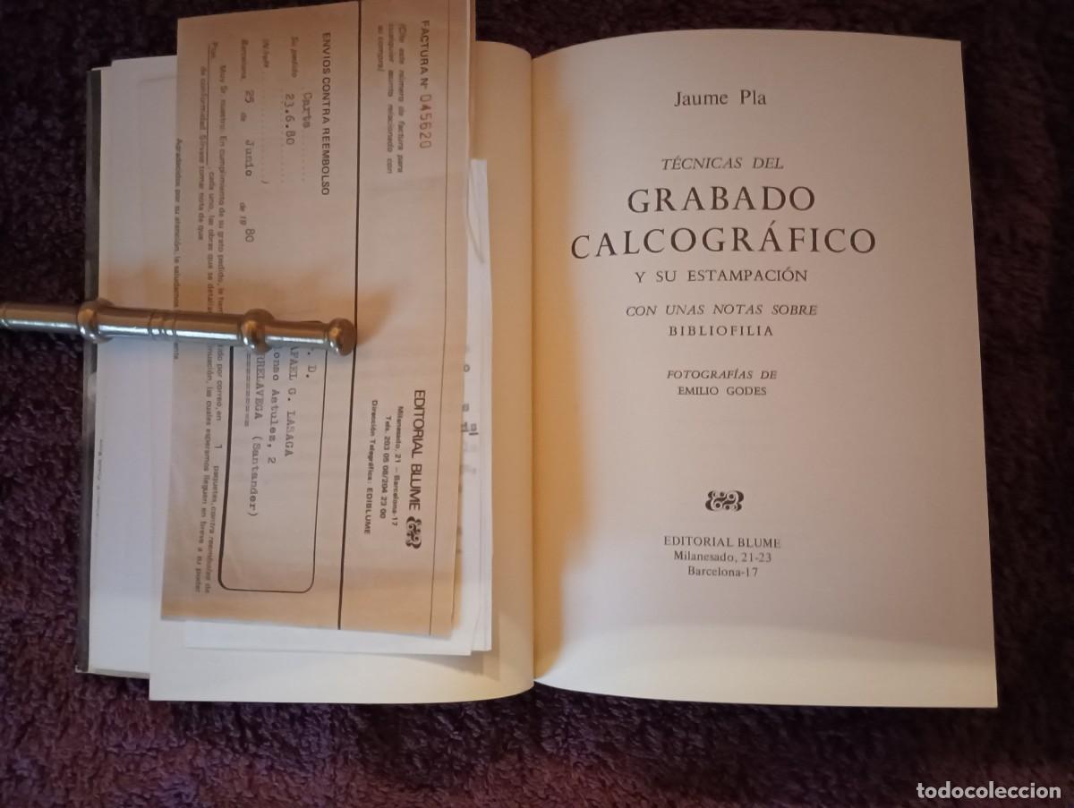 Libros de segunda mano: GRABADO CALCOGRAFICO &ndash; JAUME PLA - Foto 4