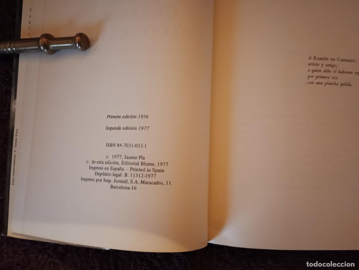 Libros de segunda mano: GRABADO CALCOGRAFICO &ndash; JAUME PLA - Foto 7