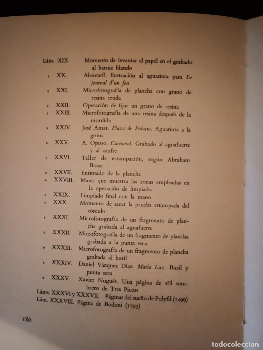 Libros de segunda mano: GRABADO CALCOGRAFICO &ndash; JAUME PLA - Foto 9