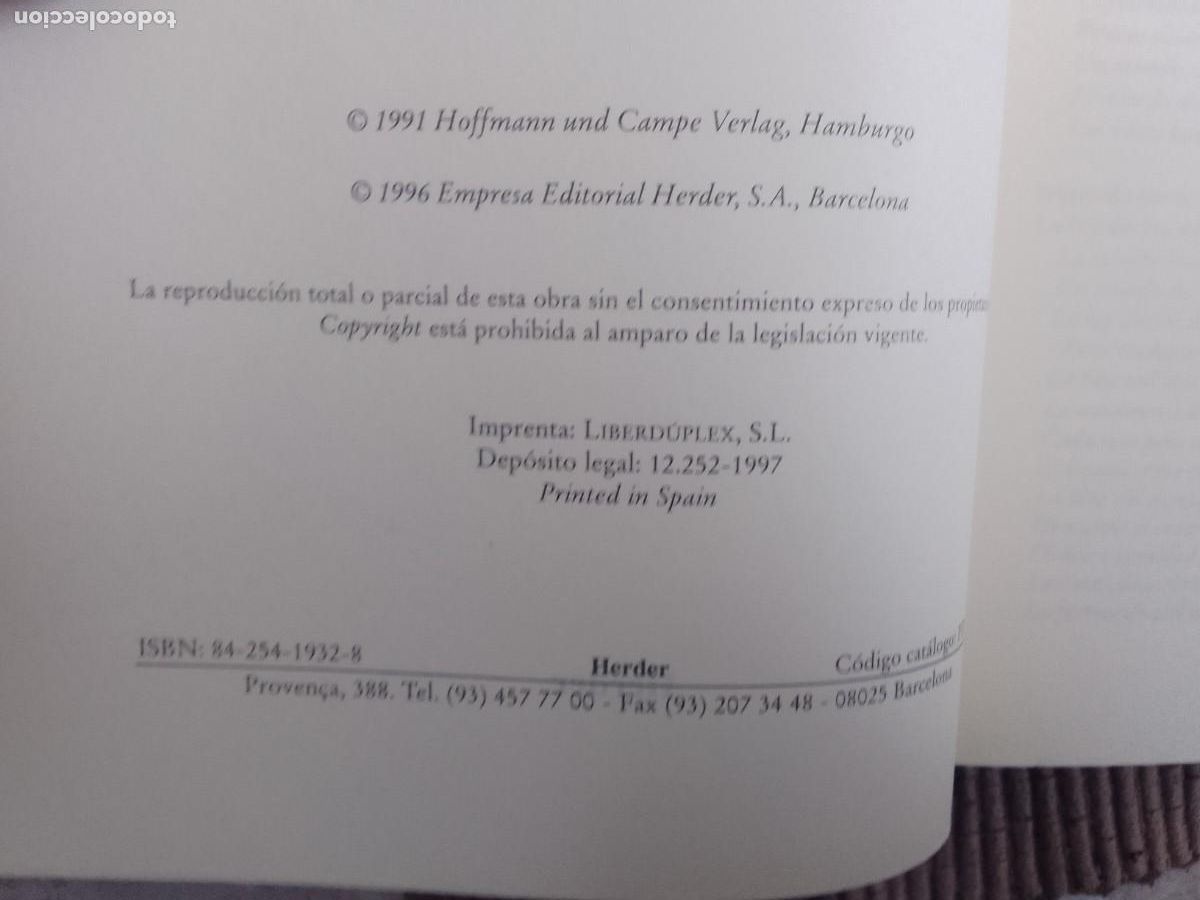 Libros de segunda mano: LA EVOLUCION DEL CONOCIMIENTO. JOST HERBIG. HERDER 1997. - Foto 4