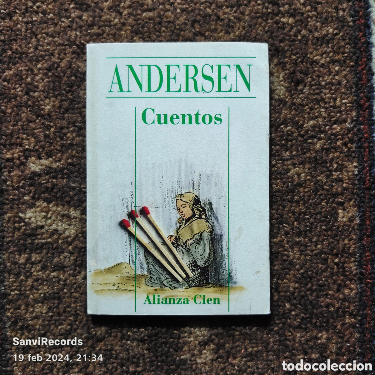 Libros de segunda mano: CUENTOS (ANDERSEN) (ALIANZA CIEN) - Foto 1