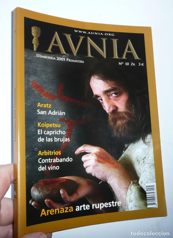 Libros de segunda mano: Revista Avnia Aunia N&ordm; 10 Primavera 2005 Aratz, Koipetsu, Arbitrios, Arenaza arte rupestre