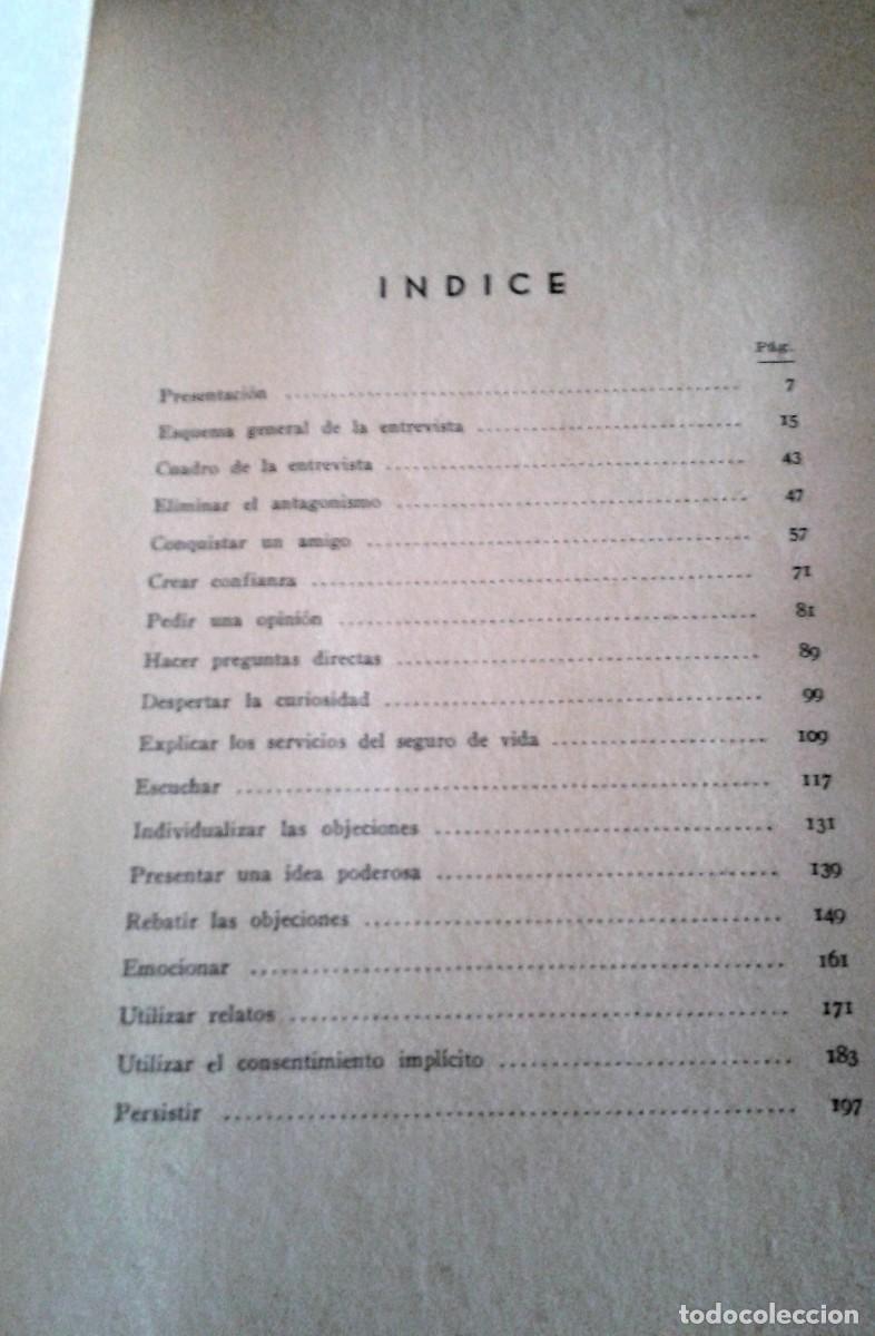 Libros de segunda mano: LA CLAVE DEL EXITO EL FACTOR PERSONAL EN LA VENTA DE SEGUROS DE VIDA 1&ordf; ED-&Uacute;NICO EN TC- - Foto 5