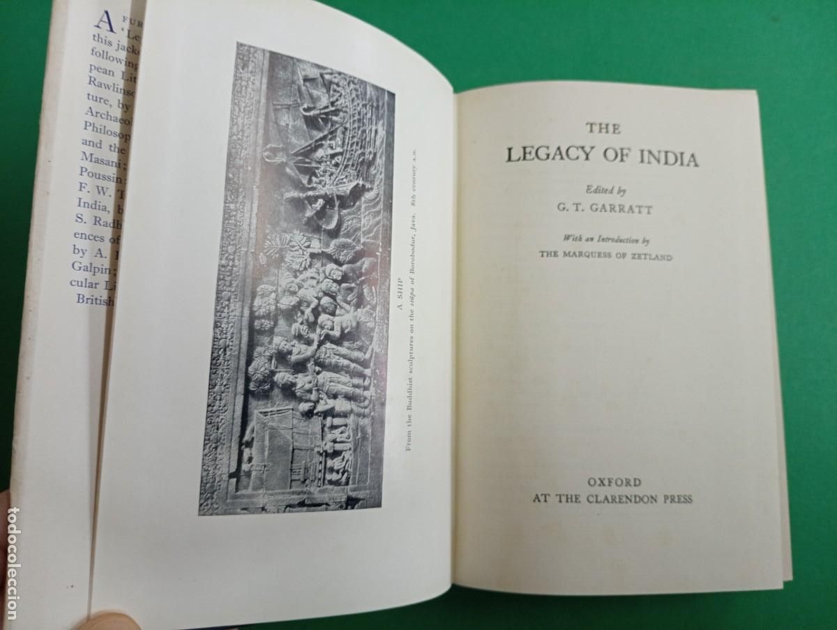 Libros de segunda mano: Antiguo libro El Legado de la India. Gran Breta&ntilde;a 1951. - Foto 2