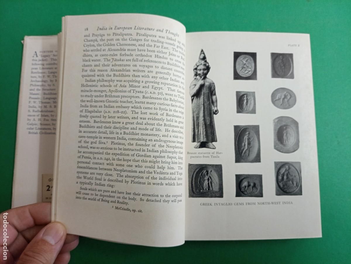Libros de segunda mano: Antiguo libro El Legado de la India. Gran Breta&ntilde;a 1951. - Foto 3