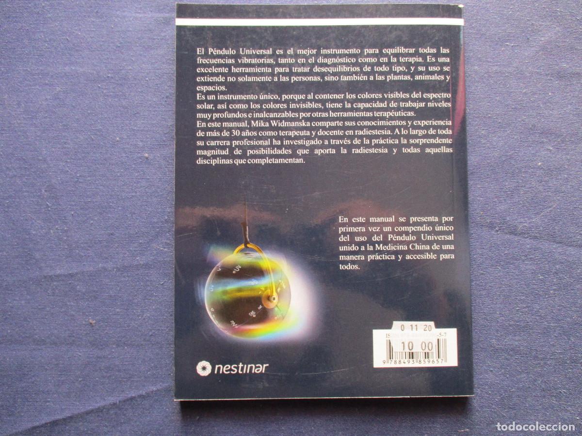 Libros de segunda mano: P&Eacute;NDULO UNIVERSAL - MANUAL PR&Aacute;CTICO &middot; MIKA WIDMANSKA 2016 - Foto 3