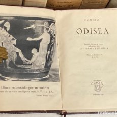 Libros de segunda mano: AÑO 1961 - LA ODISEA DE HOMERO - AGUILAR COLECCIÓN CRISOL Nº 141 - ILUSTRACIONES FLAXMAN