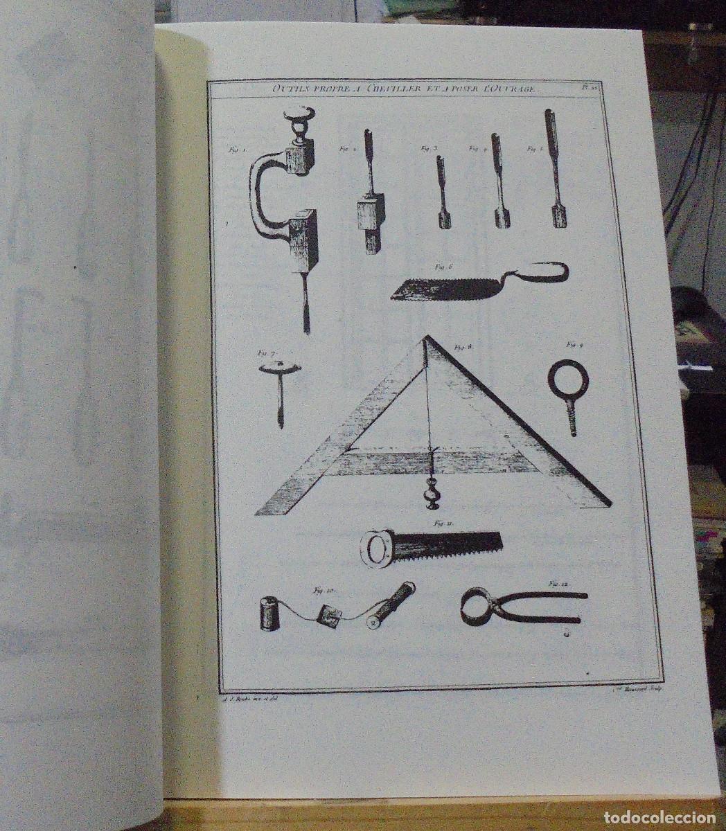 Libros de segunda mano: Lart du menusier, 2 tomos. Edici&oacute;n facsimil. Texto en frances - Foto 4