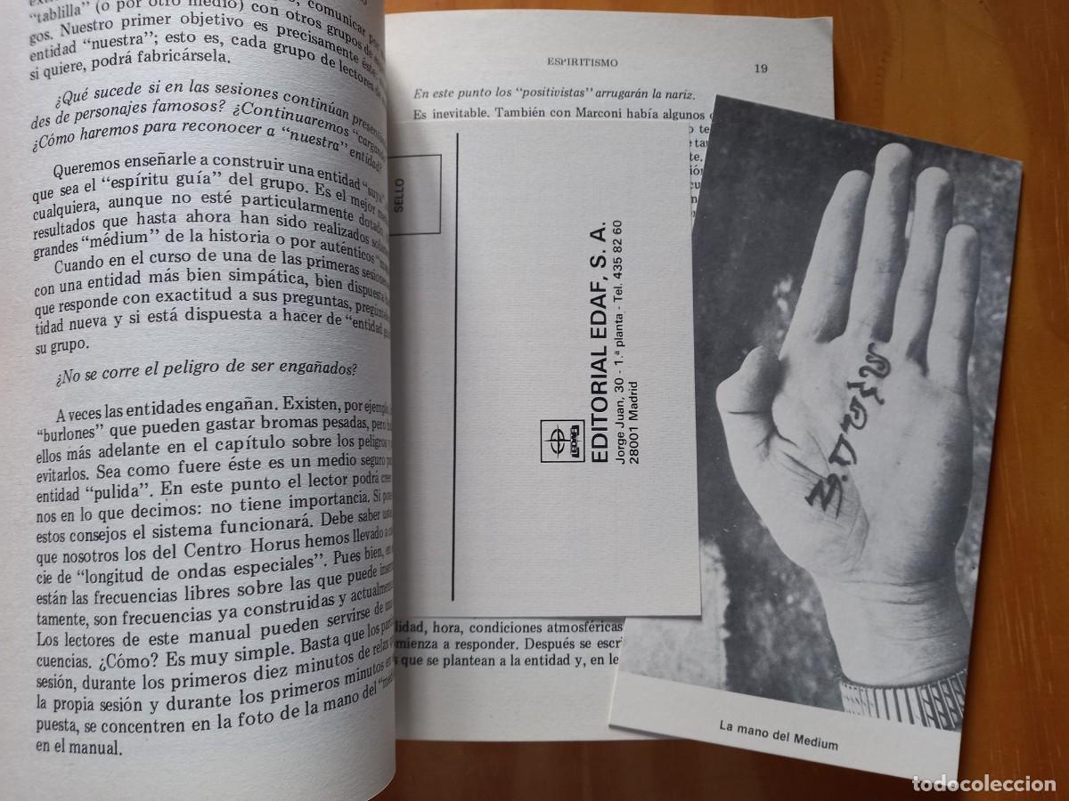 Libros de segunda mano: ESPIRITISMO (O. Airaudi- U. Montefameglio) - Foto 3