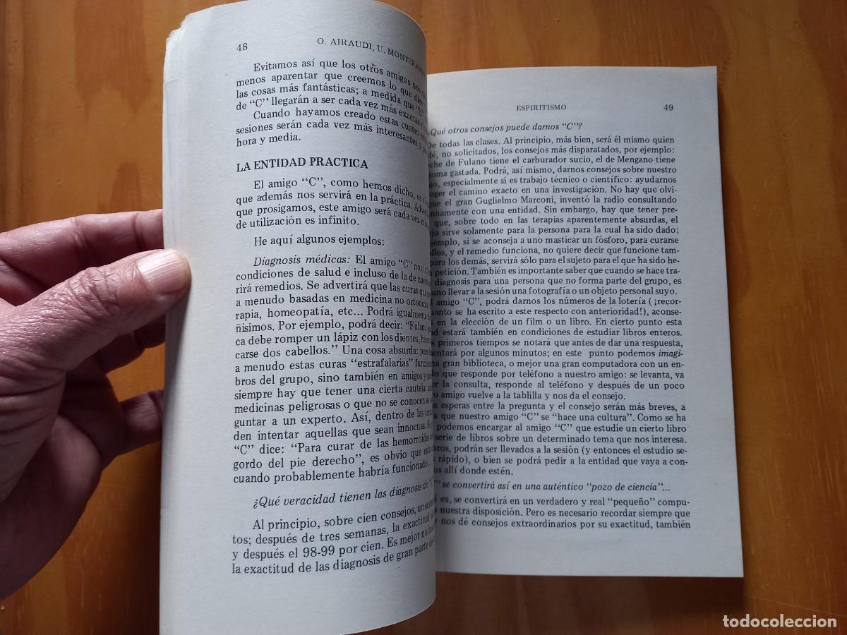 Libros de segunda mano: ESPIRITISMO (O. Airaudi- U. Montefameglio) - Foto 4