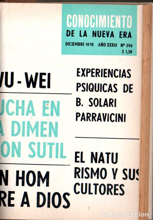 Libros de segunda mano: CONOCIMIENTO DE LA NUEVA ERA - A&Ntilde;O COMPLETO 1970 - Foto 2