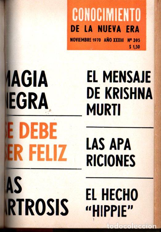 Libros de segunda mano: CONOCIMIENTO DE LA NUEVA ERA - A&Ntilde;O COMPLETO 1970 - Foto 3