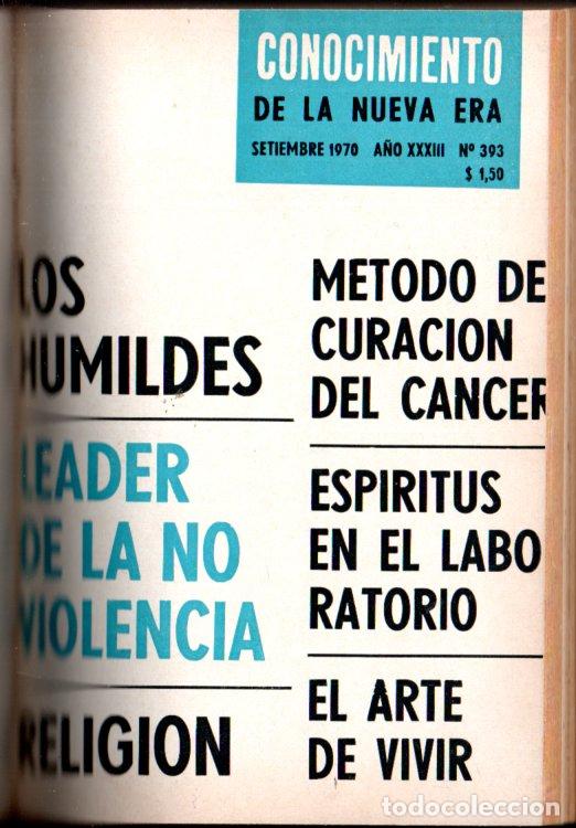 Libros de segunda mano: CONOCIMIENTO DE LA NUEVA ERA - A&Ntilde;O COMPLETO 1970 - Foto 5