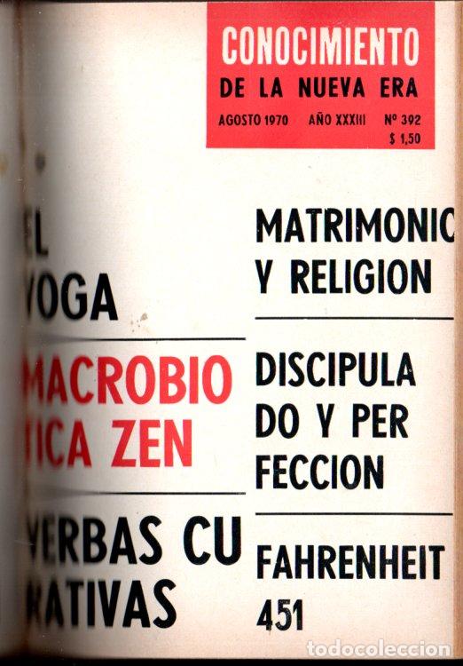 Libros de segunda mano: CONOCIMIENTO DE LA NUEVA ERA - A&Ntilde;O COMPLETO 1970 - Foto 6