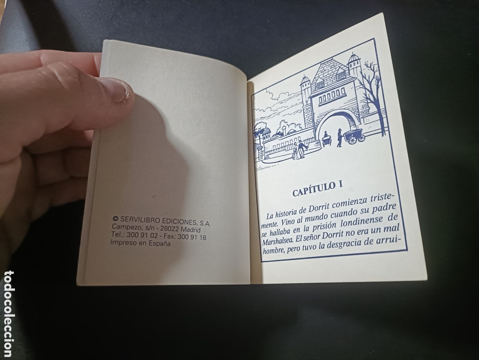 Libros de segunda mano: Libro La Peque&ntilde;a Dorrit -Colecci&oacute;n Mini Cl&aacute;sicos- Z1 - Foto 4