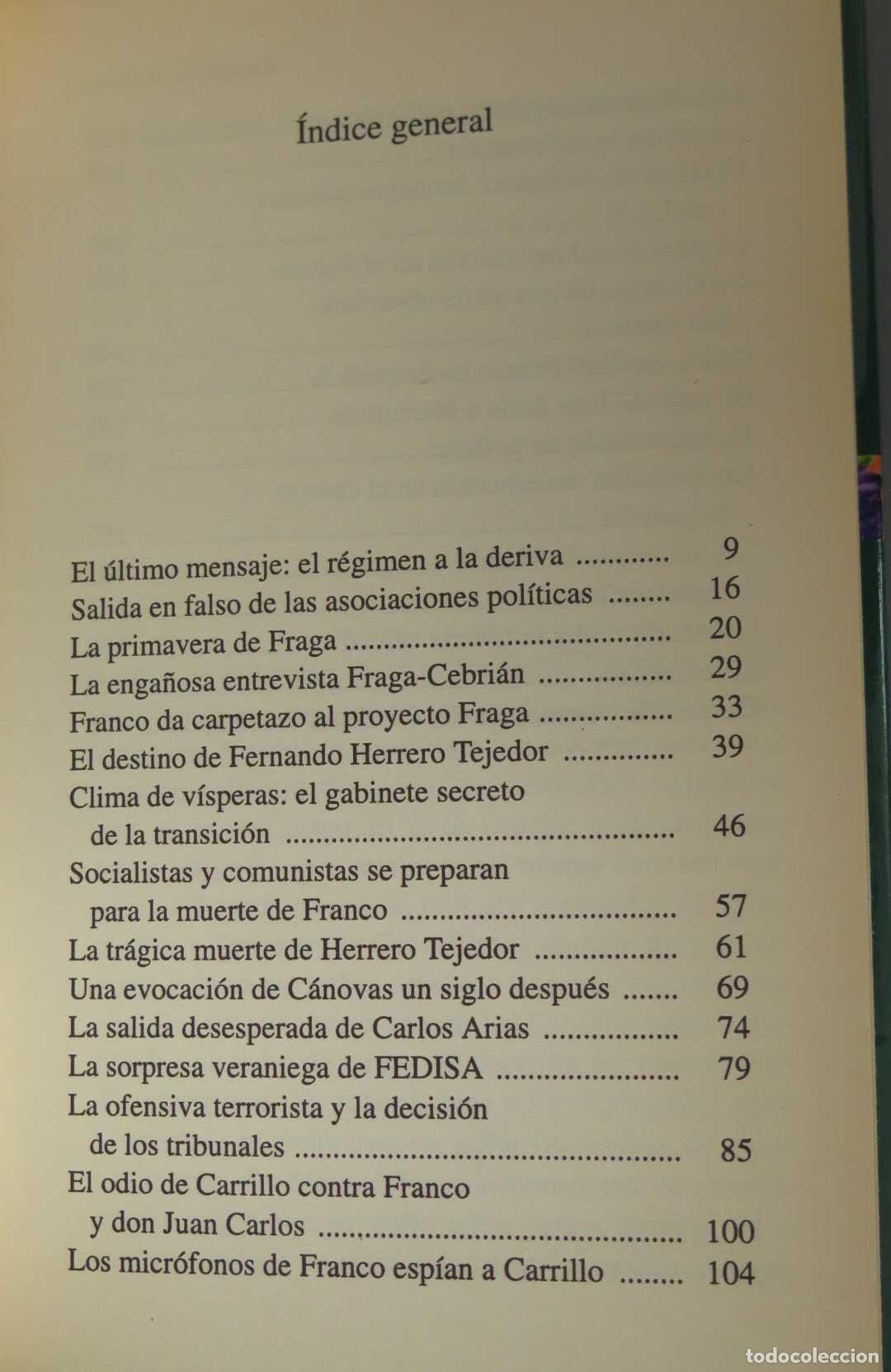 Libros de segunda mano: Agon&iacute;a y muerte de Franco. Ricardo de la Cierva - Foto 2
