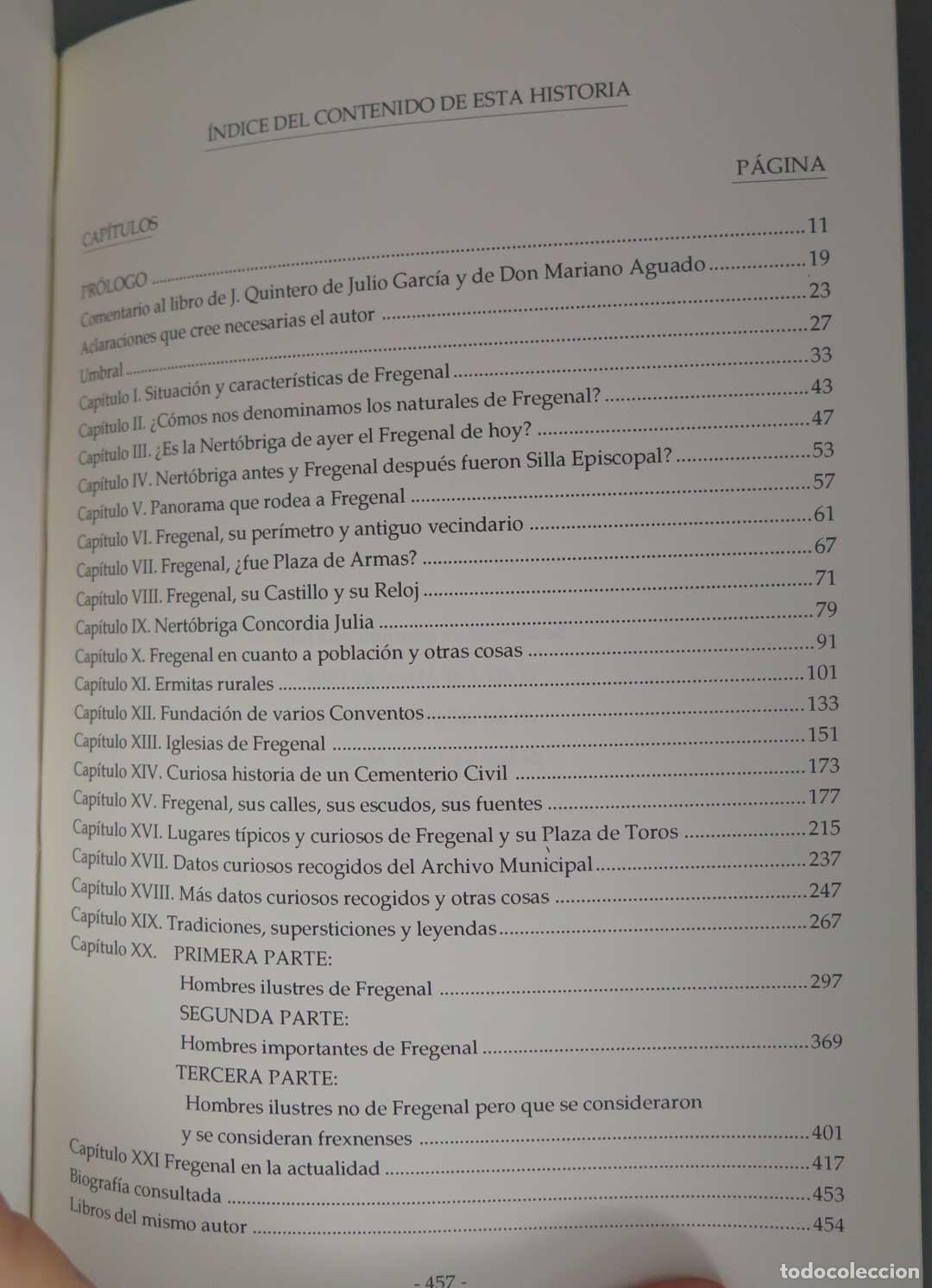 Libros de segunda mano: Historia de Fregenal. QUINTERO CARRASCO - Foto 2