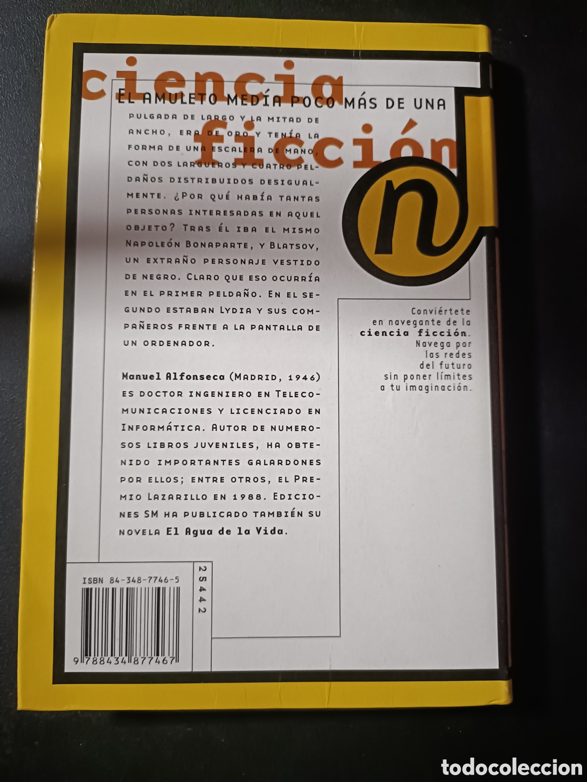 Libros de segunda mano: Libro La Escala de Jacob -Manuel Alfonseca- Editorial SM 2001 - Foto 2