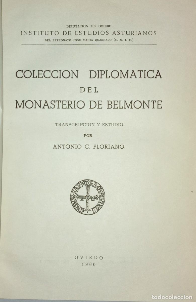 Libros de segunda mano: COLECCI&Oacute;N DIPLOM&Aacute;TICA DEL MONASTERIO DE BELMONTE - Foto 2