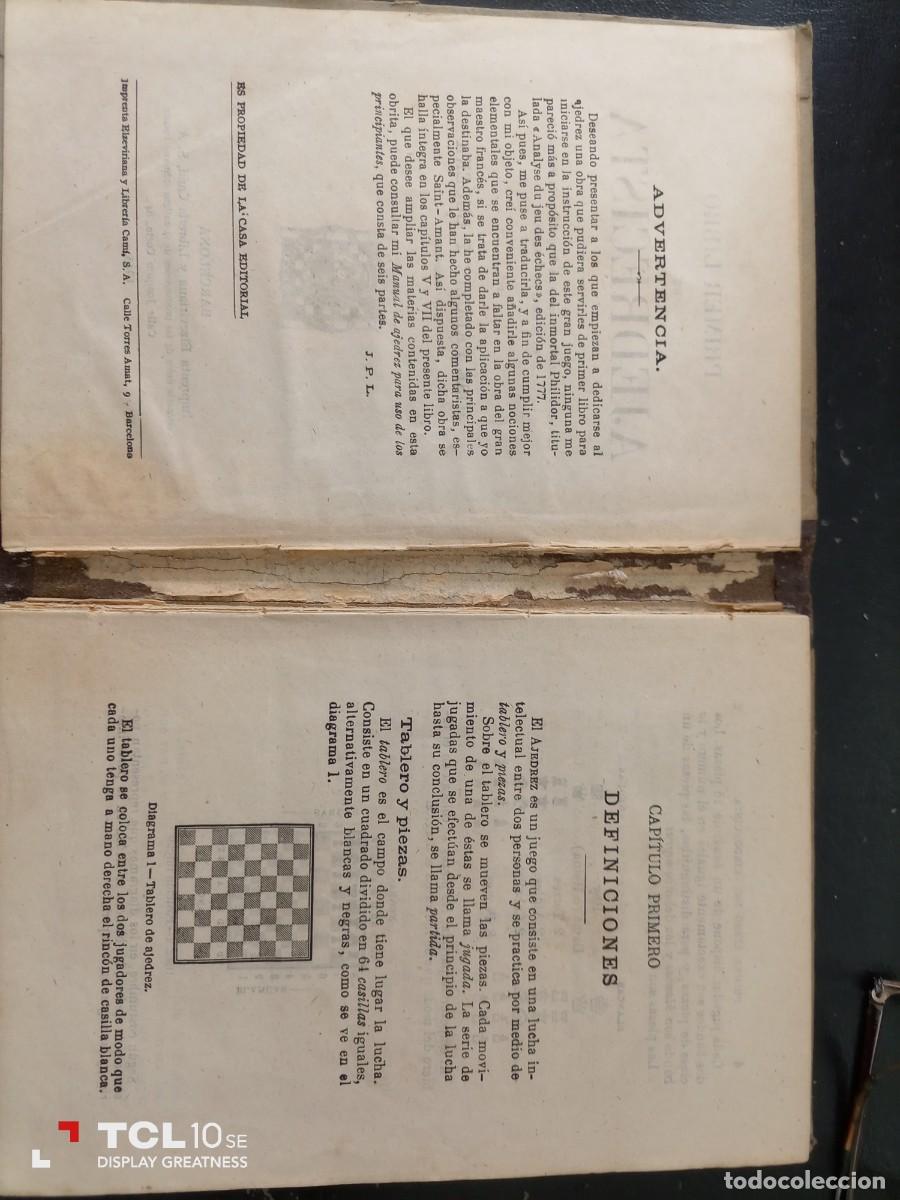 Libros de segunda mano: Libro antiguo de ajedrez - Foto 2