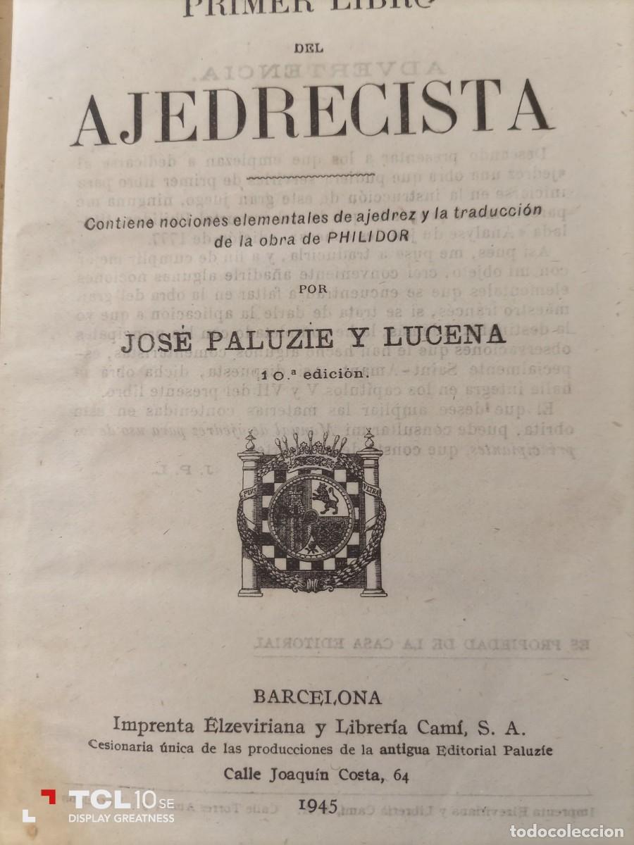 Libros de segunda mano: Libro antiguo de ajedrez - Foto 6