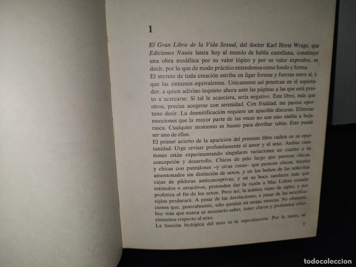 Libros de segunda mano: 86- LA VIDA SEXUAL - EDICIONES NAUTA - 1972 - Foto 5