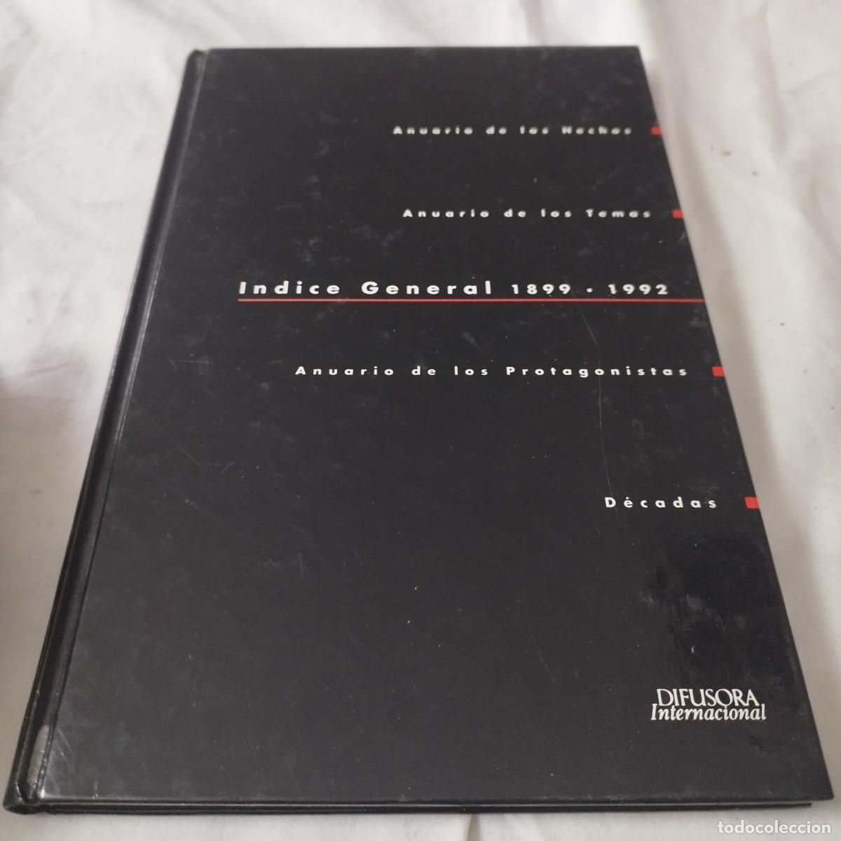Libros de segunda mano: INDICE GENERAL 1899-1992 / / EVA 132 / DIFUSORA - Foto 2