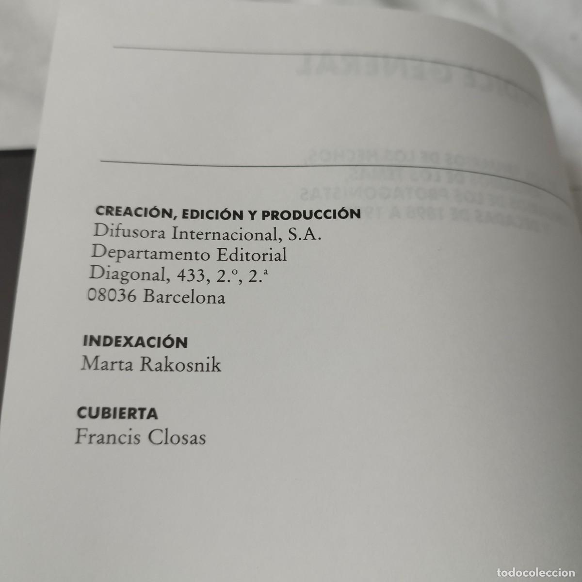 Libros de segunda mano: INDICE GENERAL 1898-1986 / / EVA 132 / DIFUSORA - Foto 8