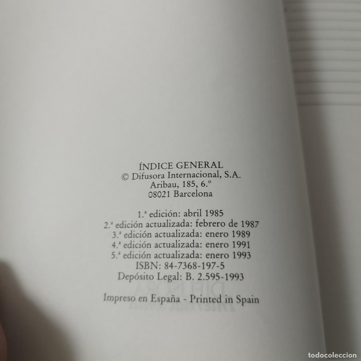 Libros de segunda mano: INDICE GENERAL 1898-1986 / / EVA 132 / DIFUSORA - Foto 9
