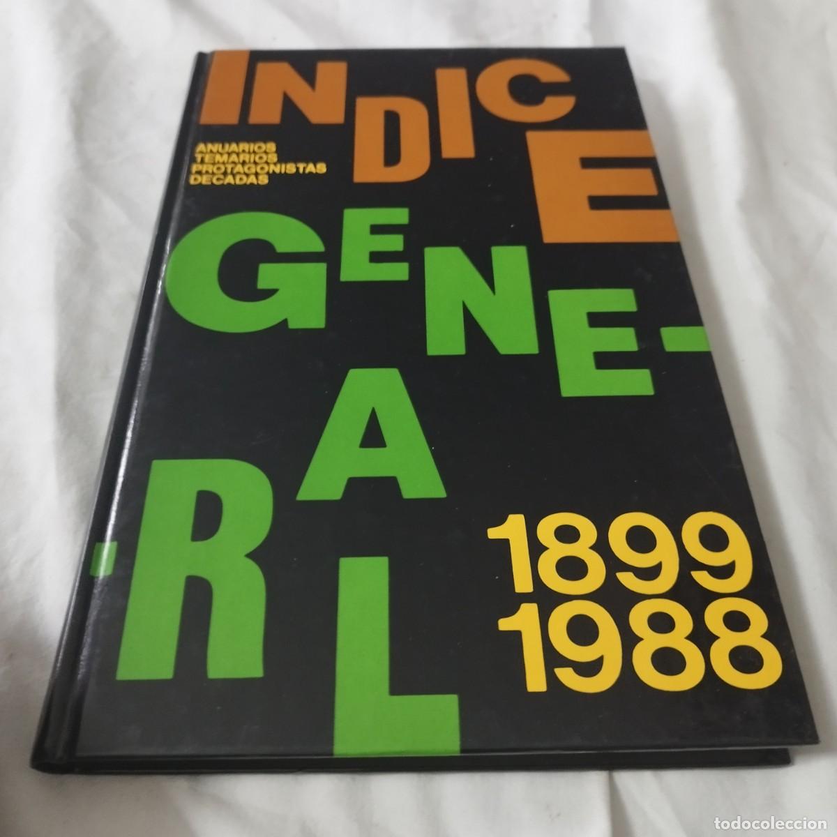 Libros de segunda mano: INDICE GENERAL 1899-1988 / / EVA 132 / DIFUSORA - Foto 2