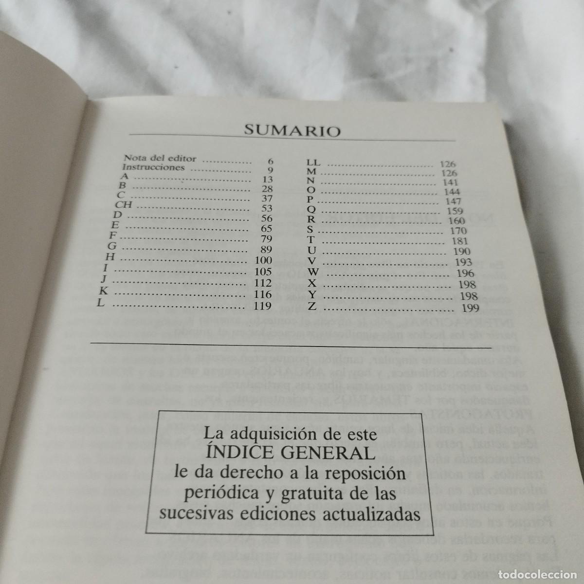 Libros de segunda mano: INDICE GENERAL 1899-1988 / / EVA 132 / DIFUSORA - Foto 7
