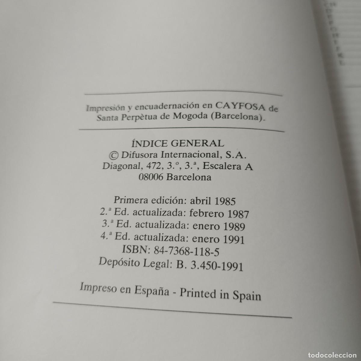Libros de segunda mano: INDICE GENERAL 1899-1990 / / EVA 132 / DIFUSORA - Foto 7