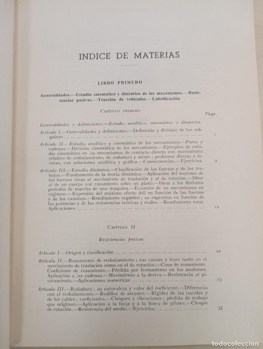 Libros de segunda mano: MECANISMOS CALCULO Y CONSTRUCCION POR CELSO MAXIMO EDITORIAL DOSSAT - Foto 3