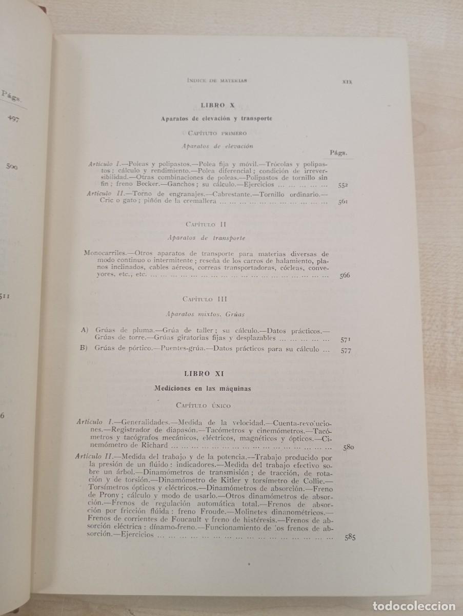 Libros de segunda mano: MECANISMOS CALCULO Y CONSTRUCCION POR CELSO MAXIMO EDITORIAL DOSSAT - Foto 11