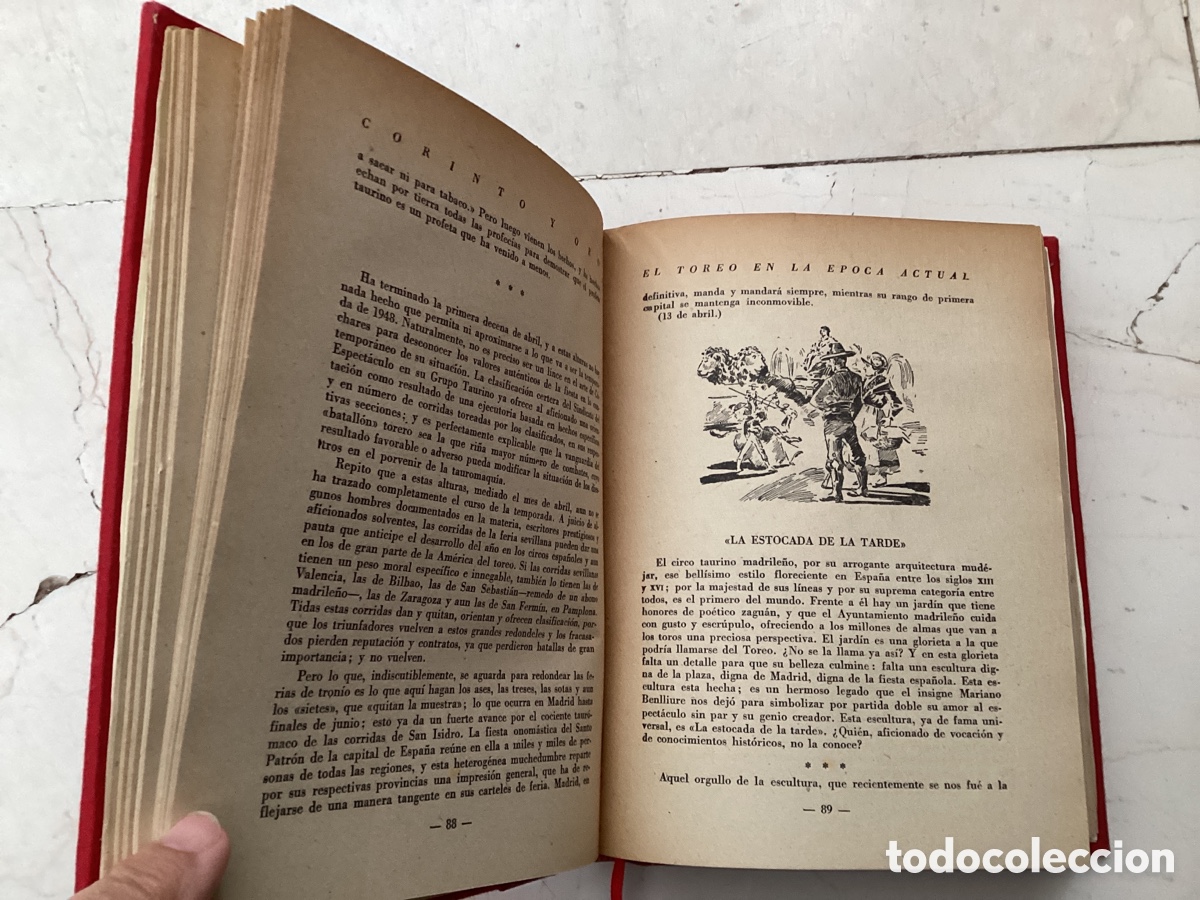 Libros de segunda mano: EL TOREO EN LA &Eacute;POCA ACTUAL. CORINTO Y ORO. - Foto 4