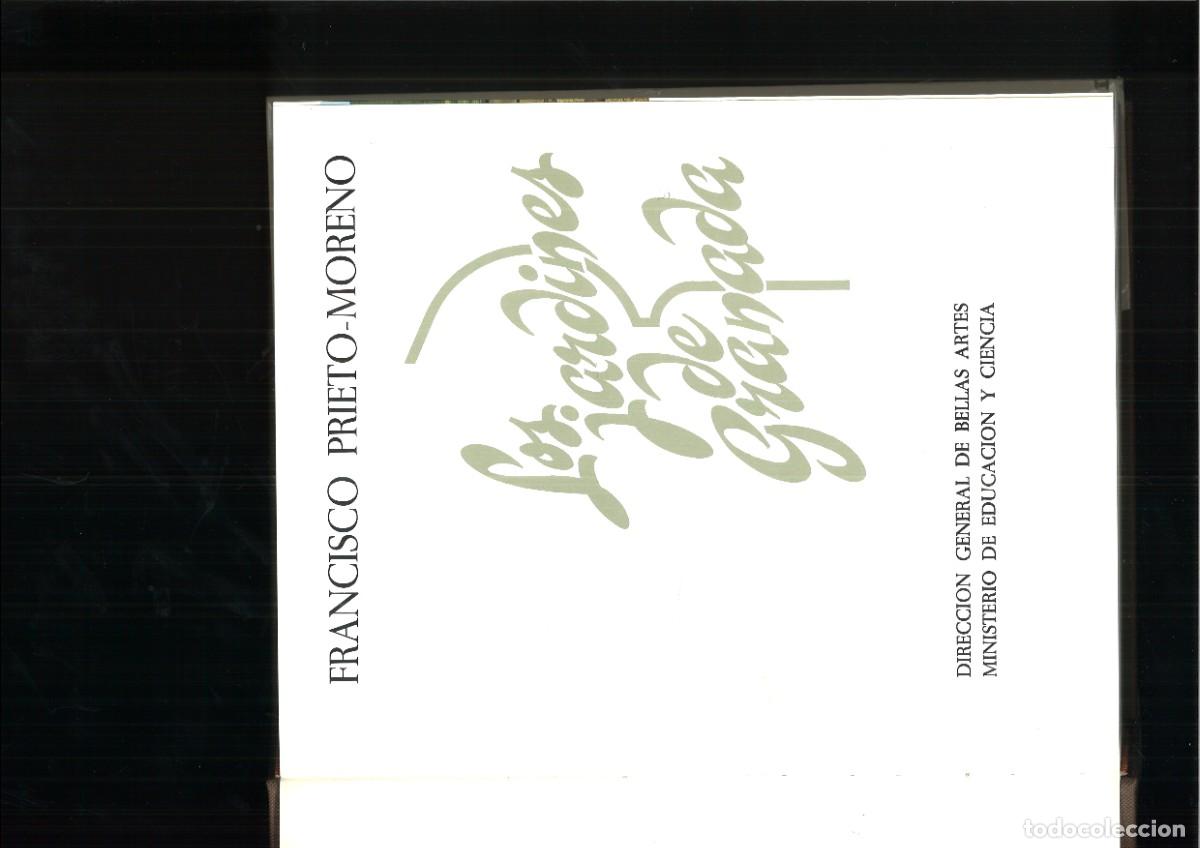 Libros de segunda mano: JARDINES DE GRANADA, Francisco Prieto Moreno - Foto 2