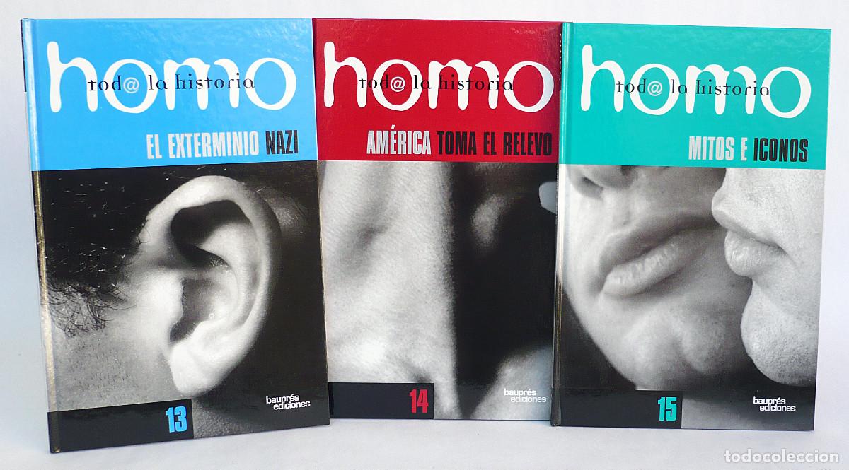 Libros de segunda mano: Homo, toda la historia, 24 tomos - Foto 8
