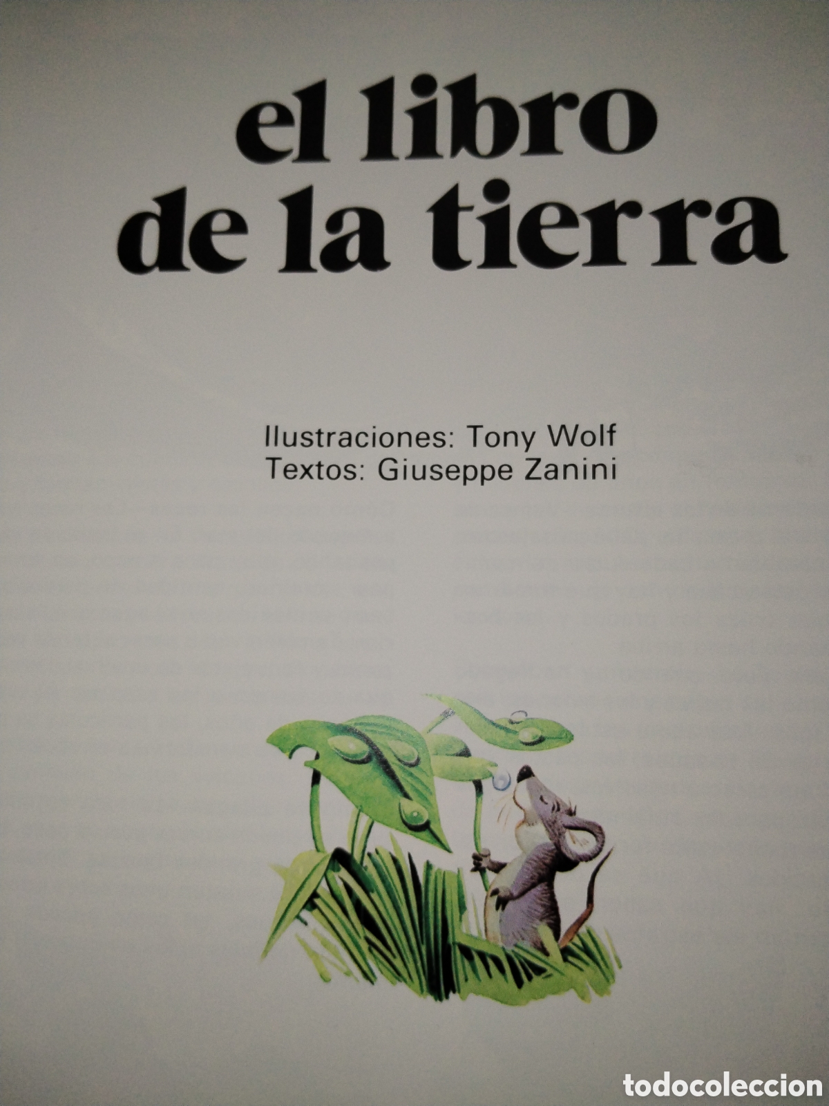 Libros de segunda mano: El libro de la tierra. Tony Wolf. Giuseppe Zanini. Ediciones c&oacute;dice - Foto 3