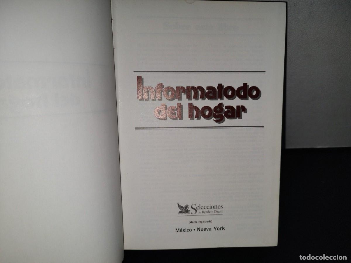 Libros de segunda mano: 86- EL INFORMATODO DEL HOGAR. SELECCIONES DEL READERS DIGEST - 1988 - Foto 4