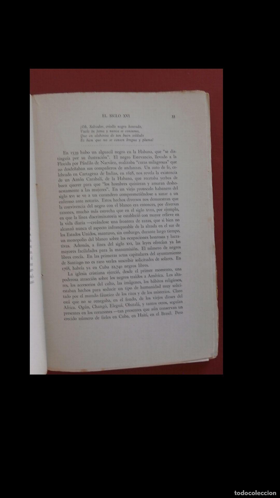 Libros de segunda mano: La musica en Cuba. Alejo Carpentier - Foto 3